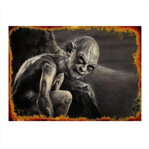 Gollum Model Ahşap Tablo
