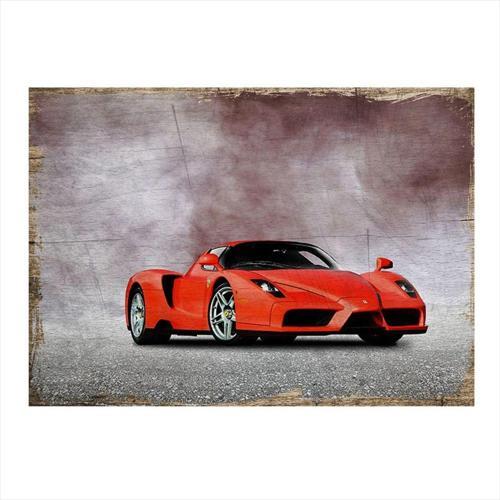 Eski Ferrari Art Mdf Poster