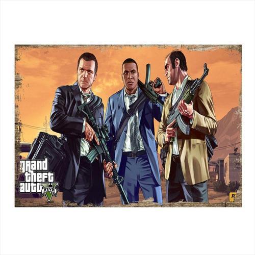 Gta V Dekoratif Mdf Tablo