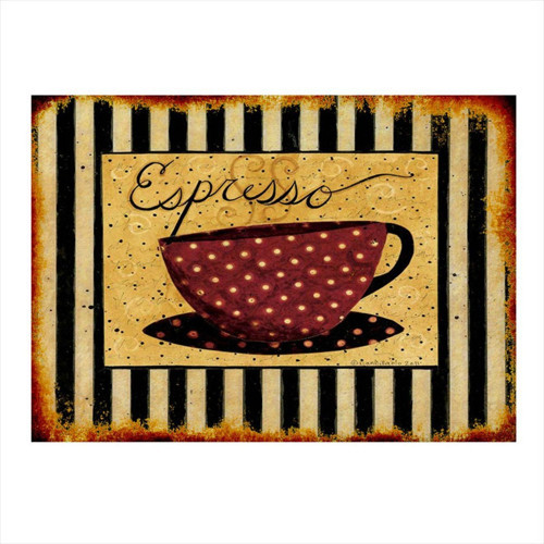 Espresso Kahve Art Mdf Poster