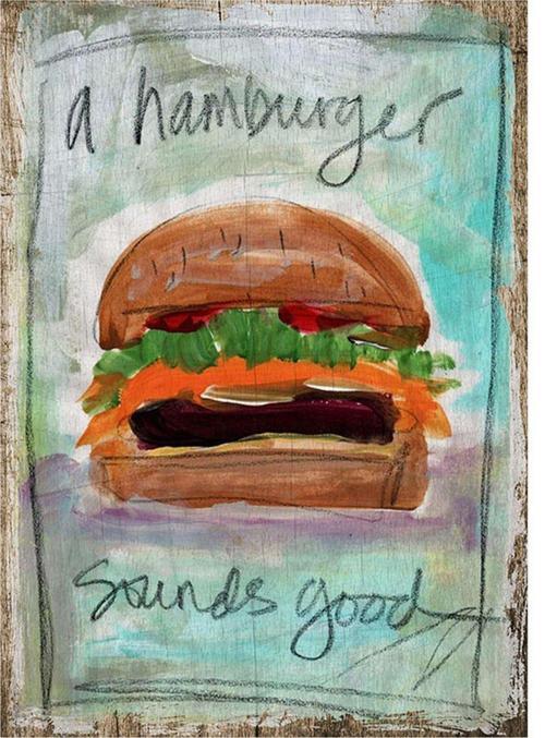 Hamburger Modern Mdf Tablo