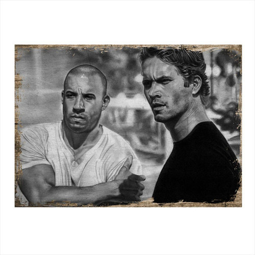 Fast And Furious Dekoratif Mdf Tablo