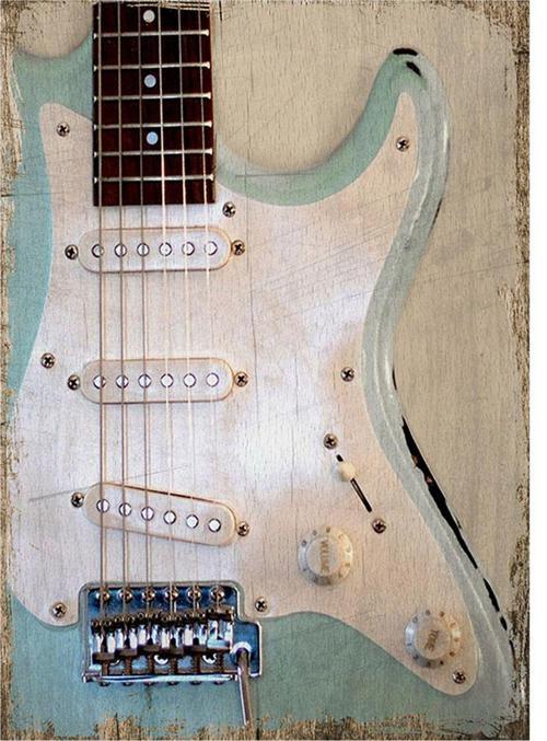 Fender Gitar Tasarım Mdf Tablo