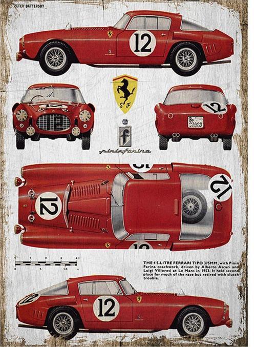 Ferrari Modern Mdf Tablo