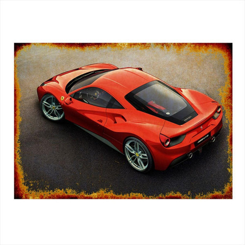 Ferrari Art Mdf Poster