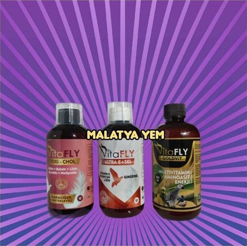 3 Lü Kafes Kuşları-Güvercin Bakım Seti-250Ml