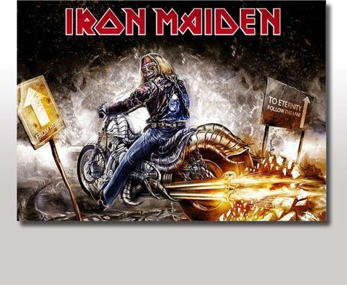 Ahşap Tablo İron Maiden Poster