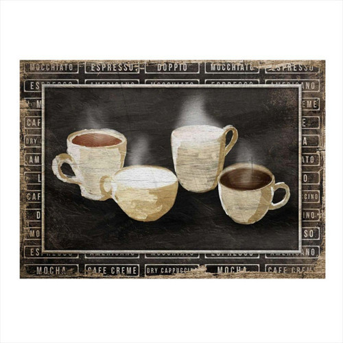 Kahve Fincanları Hediyelik Mdf Tablo