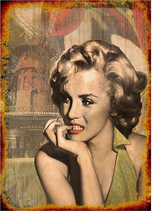 Marilyn Monroe Art Mdf Poster