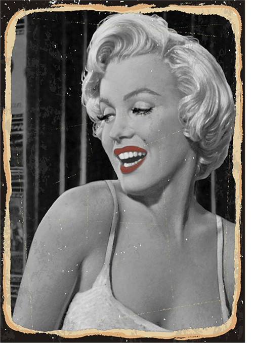 Marilyn Monroe Art Mdf Tablo