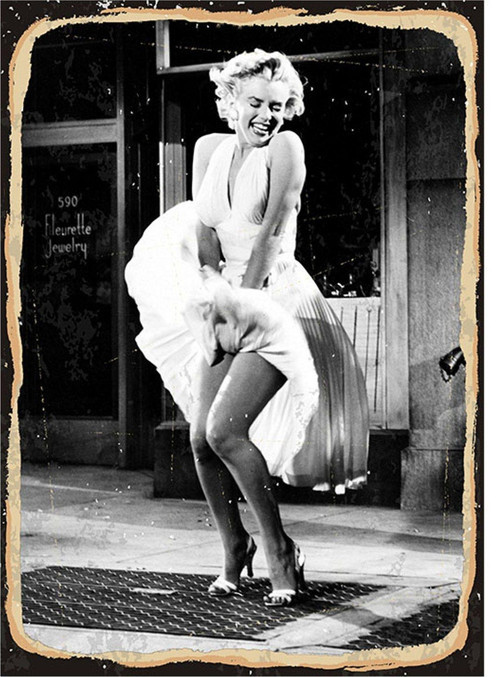 Marilyn Monroe Desenli Mdf Tablo