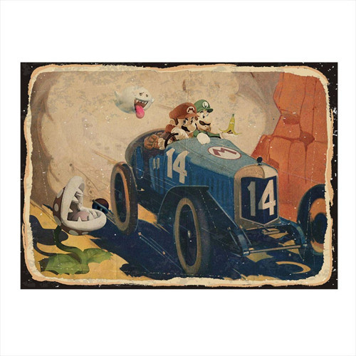 Mario Kart Mdf Poster