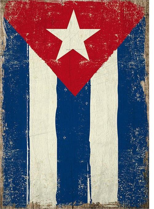 Küba Art Mdf Poster