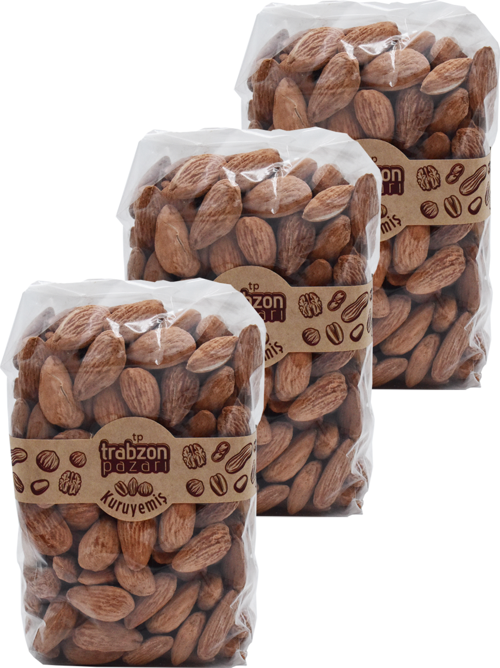 Yerli Kavrulmuş Badem 3x250gr