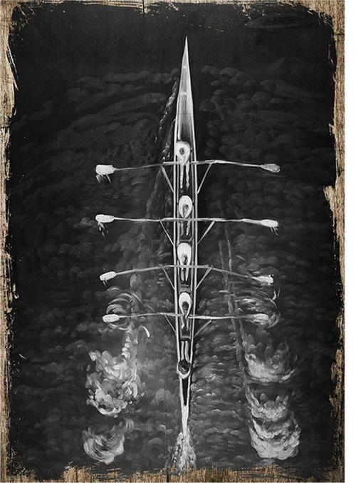 Kürek Takımı Dekoratif Mdf Tablo