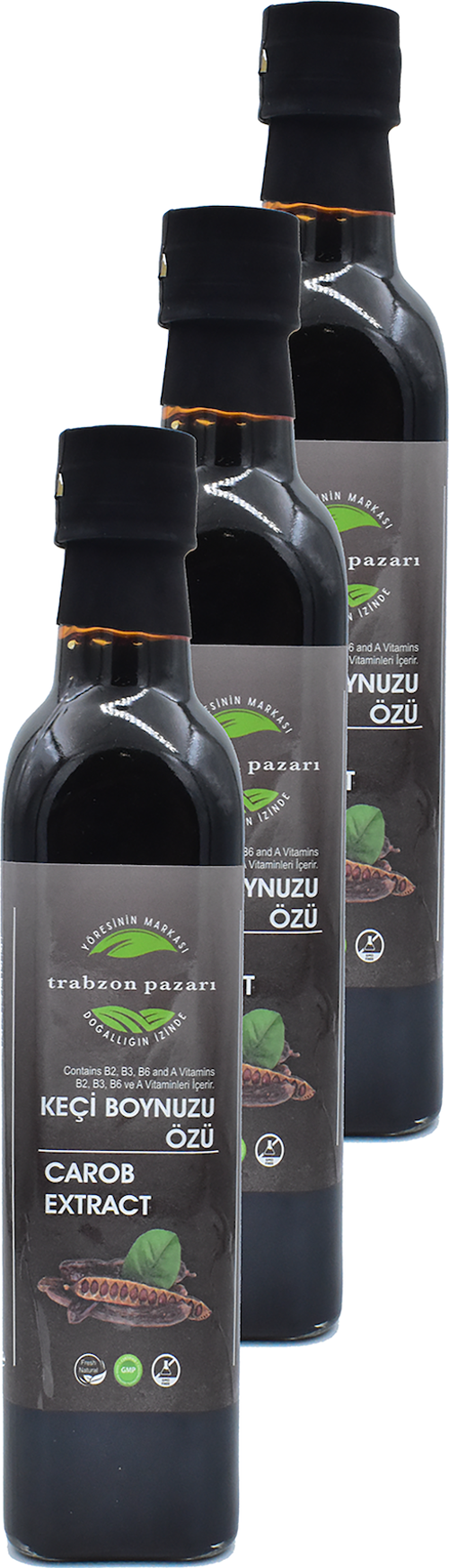 Doğal Keçiboynuzu Özü Şurubu 3x700 gr