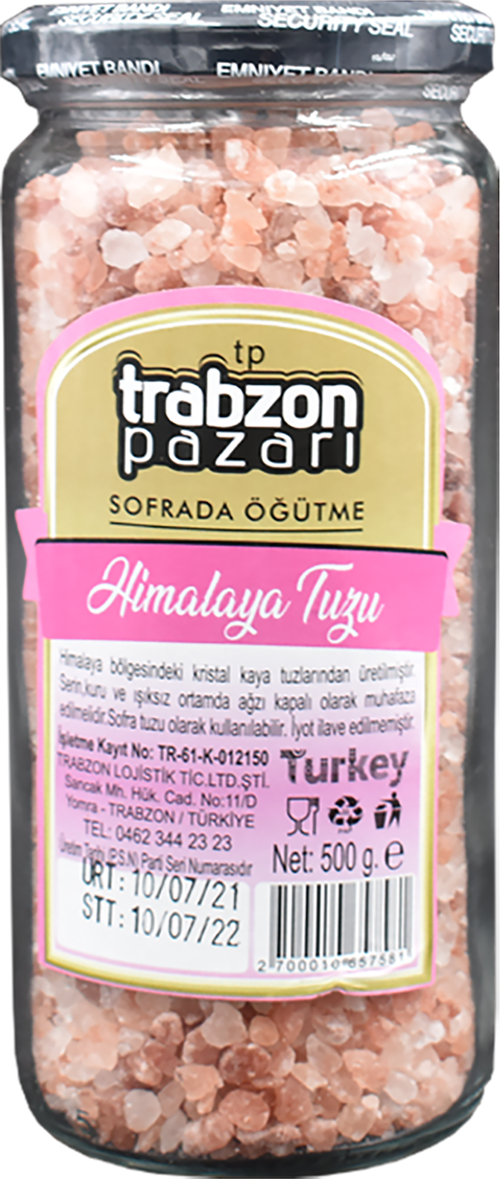 Doğal Kristal Himalaya Tuzu 500 gr