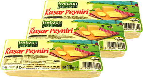 Karadeniz Sütünden Taze Kaşar Penir 3x600 gr