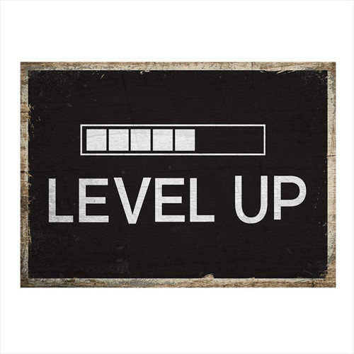 Level Yükleniyor Desenli Mdf Tablo