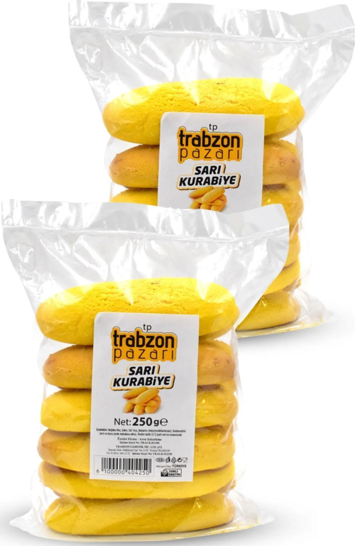 Trabzon Yöresel Sarı Kurabiyesi 2x250 gr
