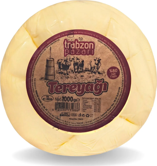 Trabzon Yöresel Tonya Tereyağı 1 kg