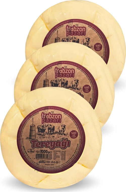 Trabzon Yöresel Tonya Tereyağı 3x1 kg