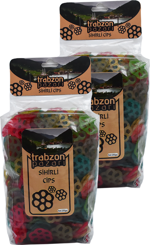 Yerli Çiçek Desenli Sihirli Cips 2x250 gr