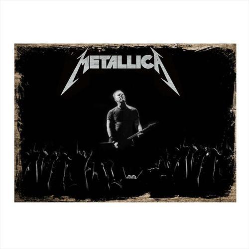 Metallica Desenli Ahşap Tablo