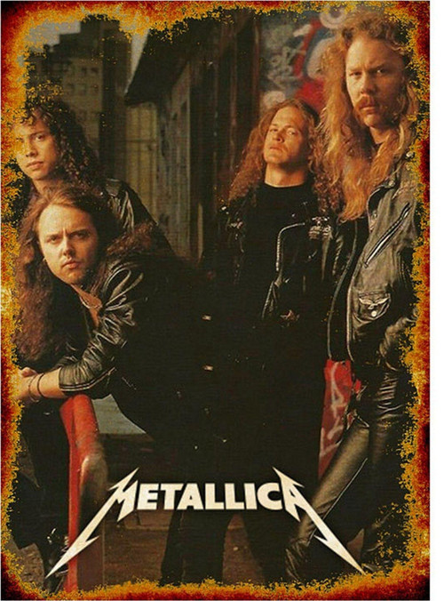 Metallica Posteri Mdf Tablo