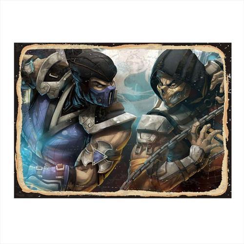 Mortal Kombat Hediyelik Mdf Tablo