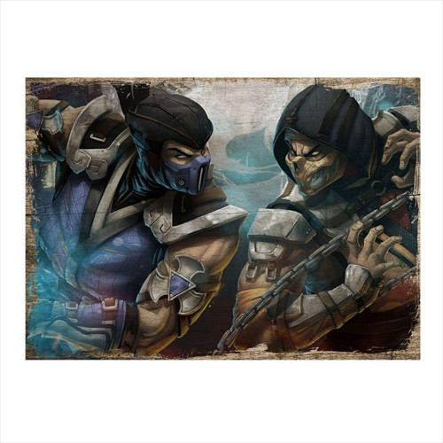 Mortal Kombat Art Mdf Poster