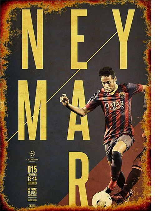 Neymar Hediyelik Mdf Tablo