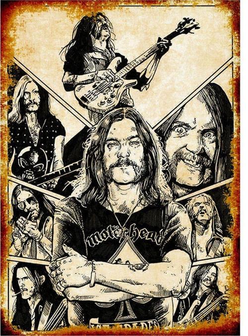 Motörhead Hediyelik Ahşap Tablo