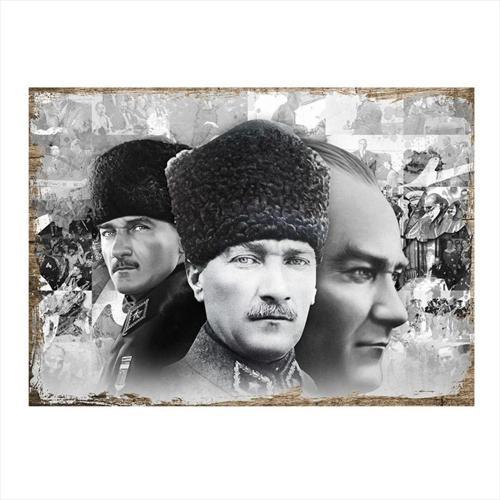 Mustafa Kemal Atatürk Modern Mdf Tablo