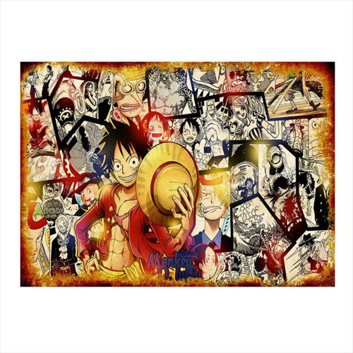 One Piece Dekoratif Ahşap Tablo