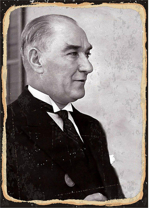 Mustafa Kemal Atatürk Model Mdf Tablo