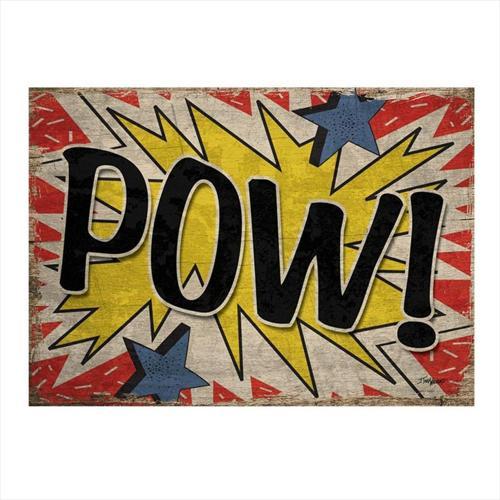 Pow Pop Art Tasarım Ahşap Tablo