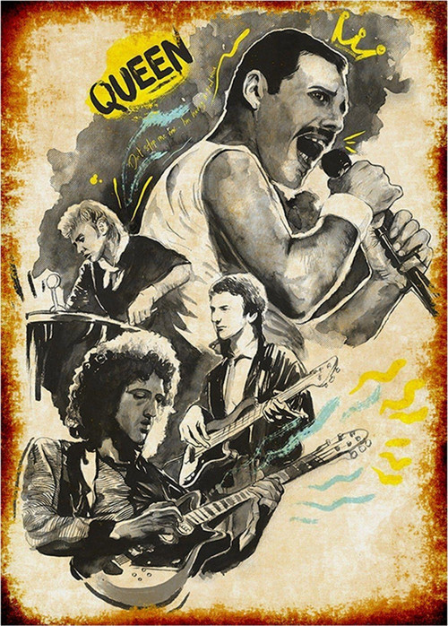 Pembe Köpek Mdf Poster