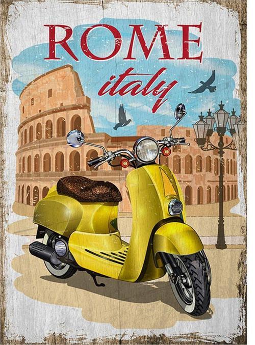 Roma Temalı Art Mdf Tablo