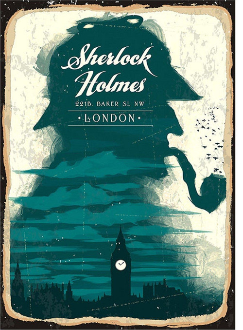 Sherlock Holmes Art Mdf Poster
