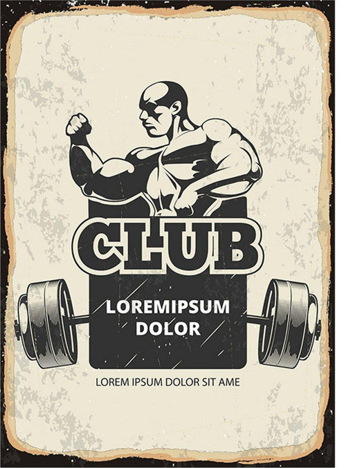 Spor Salonu Art Mdf Poster