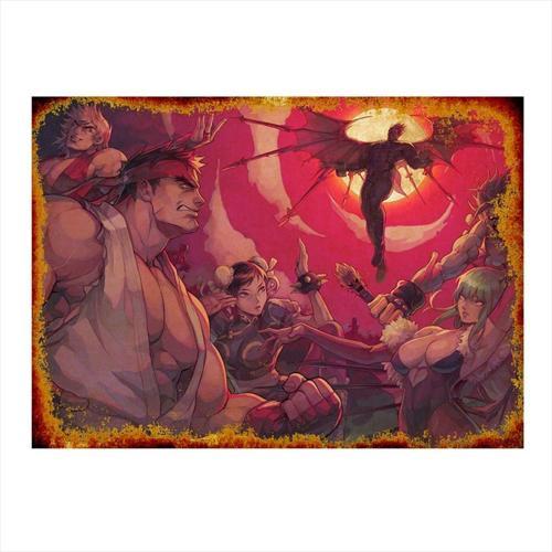 Street Fighters Art Mdf Poster