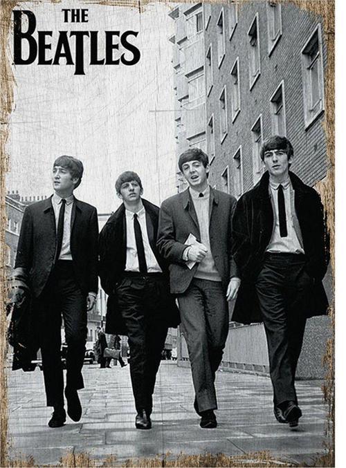 The Beatles Art Mdf Poster
