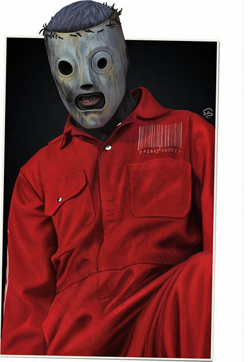 Ahşap Tablo Slipknot Corey Taylor Hediyelik Ahşap Tablo