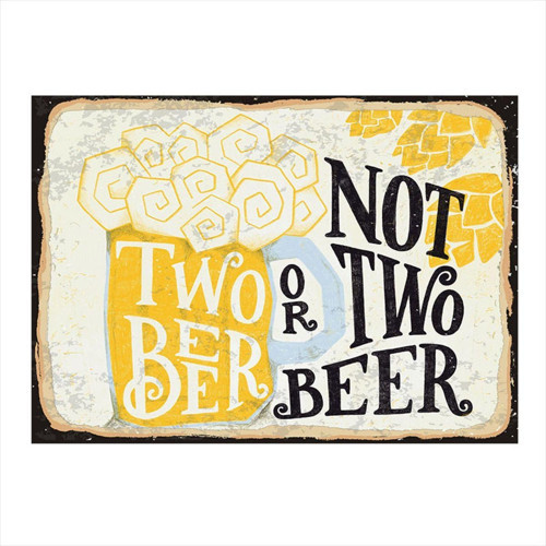 Two Beer Or Not Two Beer Tasarım Ahşap Tablo