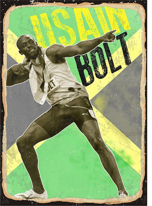 Usain Bolt Mdf Poster