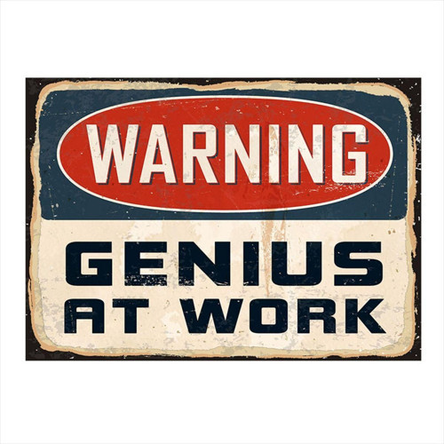 Warning: Genius At Work Tasarım Mdf Tablo