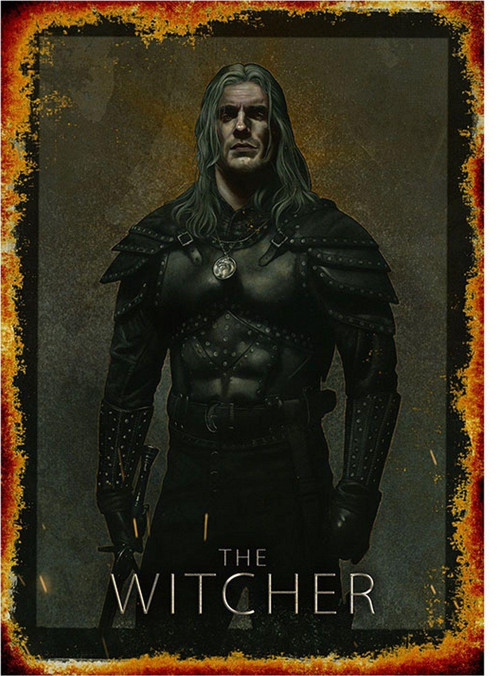 Witcher Dekoratif Ahşap Tablo