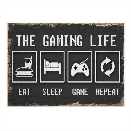 Ye İç Uyu Oyna Dekoratif Mdf Tablo