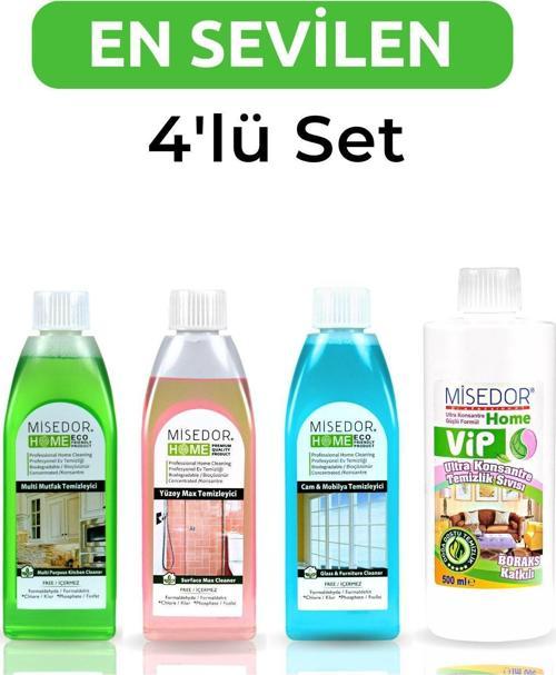 En Sevilen Ev Temizlik Ve Bakım Seti 4 Ürün